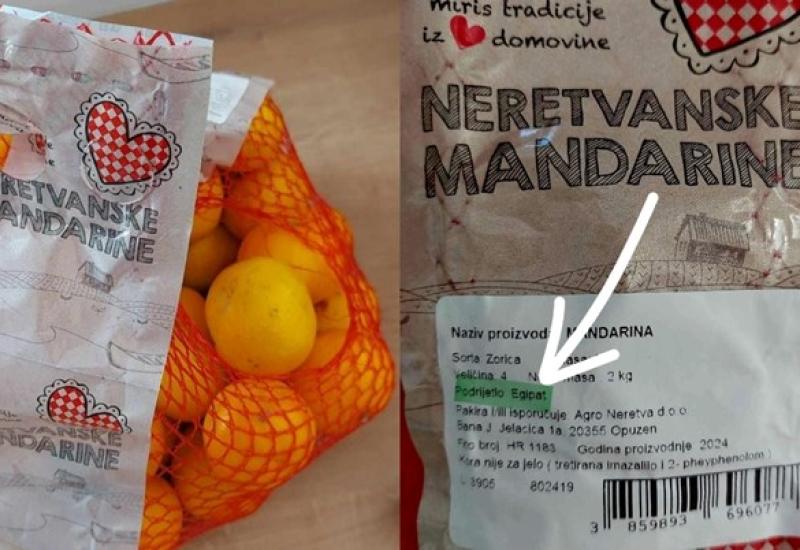 Prodaju se neretvanske mandarine iz Egipta